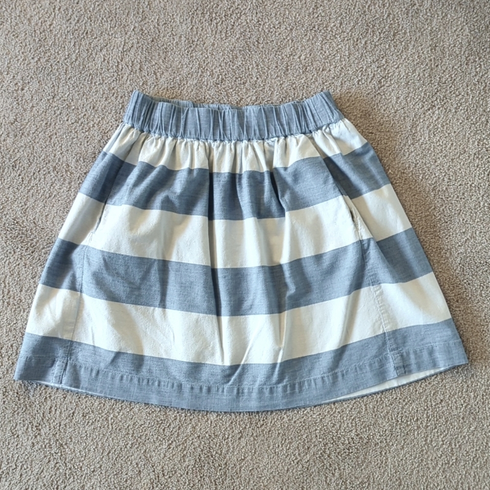 Gap Cotton Stretch Skirt with Pockets
